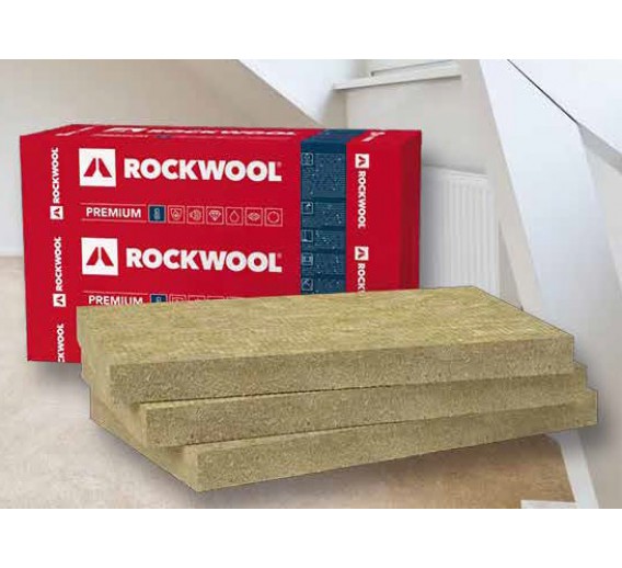 Statybinės medžiagos. Šiltinimo medžiagos. Akmens vata. Vata ROCKWOOL. Akmens vata Superrock Premium 150x565x1000 mm 