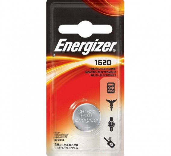 Elektronikos prekės. Elementai - baterijos. Baterija Energizer CR1620 