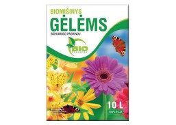 Sodo ir daržo prekės. Trąšos ir durpių substratai. Durpių ir žemių substratai. Biomišinys gėlėms biohumuso pagrindu BIOORGANIKA 10 l 