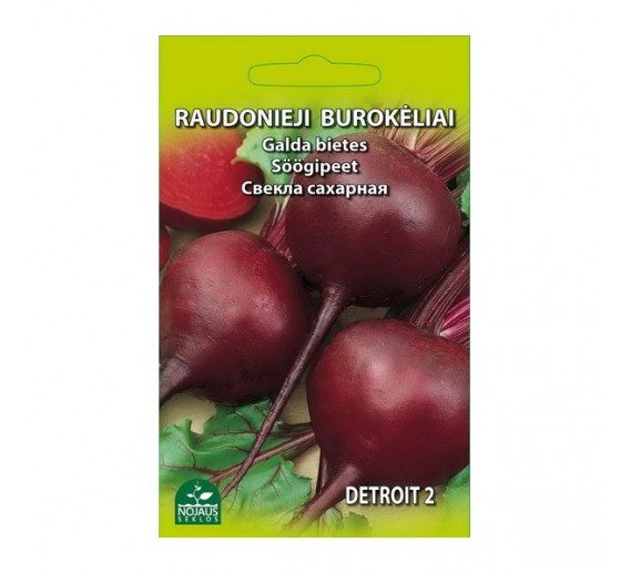 Sodo ir daržo prekės. Sėklos, daigyklos, durpinės tabletės. Burokėlių sėklos. Burokėliai Detroit 2, 3 g 
