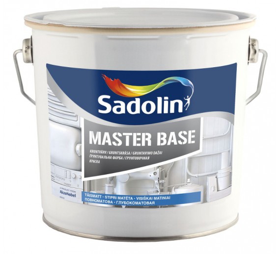 Dažai. Dažai, dažymo įrankiai, dažymo juostos. Specialios paskirties dažai. Gruntavimo dažai Sadolin MASTER BASE 2,5l 