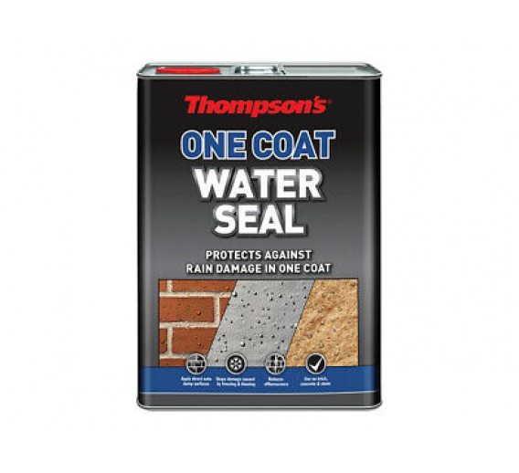 Dažai. Medienos apsaugos ir dekoravimo priemonės. Impregnantai. Impregnantas Tompsons One Coat Waterseal ultra 5l 