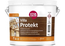 Dažai. Medienos apsaugos ir dekoravimo priemonės. Impregnantai. Impregnantas Vivacolor Villa Protekt 3l 