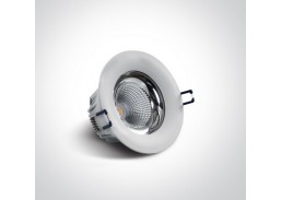 Apšvietimas. Įmontuojami šviestuvai. LED šviestuvas 20W IP65 balta, LED23477 