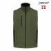 Darbo saugos prekės. Darbo drabužiai. Liemenės. Liemenė softshell Pesso SOFT olive green