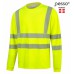 Darbo saugos prekės. Darbo drabužiai. Džemperiai, marškinėliai ilgomis rankovėmis. Marškinėliai PESSO HI-VIS ilgomis rankovėmis geltoni, XL 