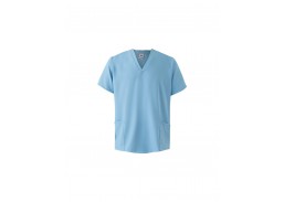 Darbo saugos prekės. Darbo drabužiai. Marškinėliai. Medicininė palaidinė iš mikropluošto šviesi mėlyna 3XL 