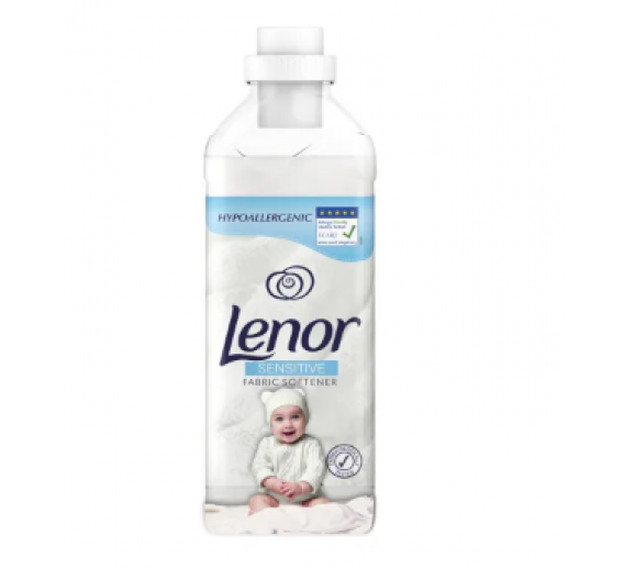 Švaros prekės. Skalbimo milteliai, skalbikliai, plovimo priemonės. Minkštiklis Lenor Gentle 930ml 