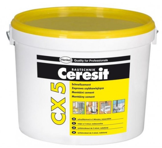 Statybinės medžiagos. Cementas. Montažinis cementas CX5 Ceresit 2 kg 