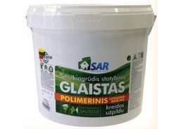 Dažai. Glaistas, gruntas, klijai, skiedikliai. Glaistai. Statybinis glaistas. Polimerinis glaistas SAR kibirėlis 5 kg 