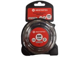 Darbo įrankiai. Mechaniniai įrankiai. Ruletės, matavimo juostos, slankmačiai. Ruletės. Ruletė Meistertex MST825 8 m x 25 mm su magnetu 