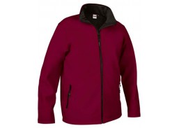 Darbo saugos prekės. Darbo drabužiai. Striukės. Striukė Valento Softshell HORIZON mahogany garnet 