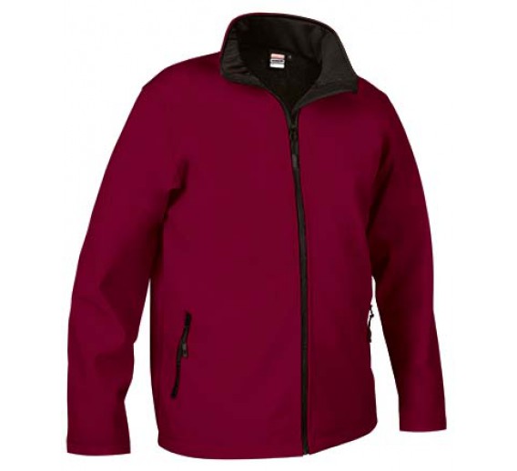 Darbo saugos prekės. Darbo drabužiai. Striukės. Striukė Valento Softshell HORIZON mahogany garnet 