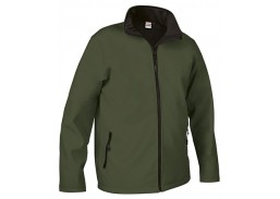 Darbo saugos prekės. Darbo drabužiai. Striukės. Striukė Valento Softshell HORIZON military green