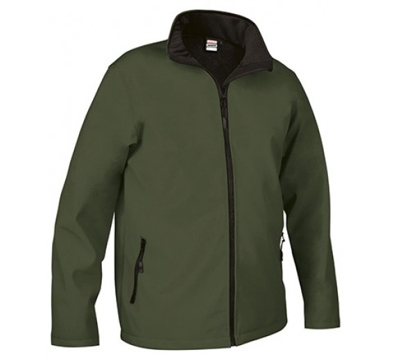 Darbo saugos prekės. Darbo drabužiai. Striukės. Striukė Valento Softshell HORIZON military green