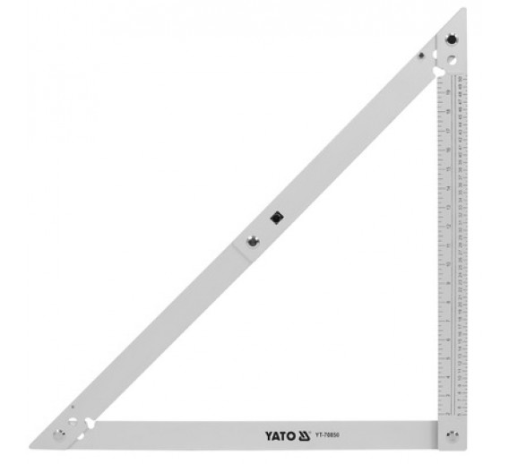 Darbo įrankiai. Mechaniniai įrankiai. Kampainiai, liniuotės. Kampainiai. Sulankstomas aliuminis kampainis 640x600x600 mm 