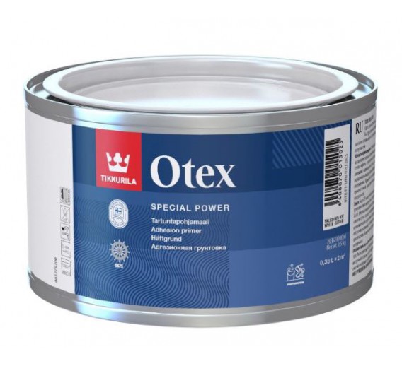 Dažai. Glaistas, gruntas, klijai, skiedikliai. Gruntai. Gruntas metalui. Tikkurila gruntas OTEX baltas 0,3 l 