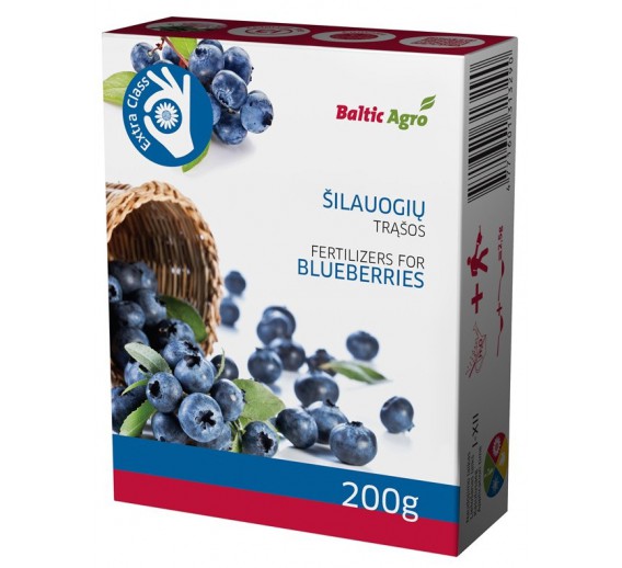 Sodo ir daržo prekės. Trąšos ir durpių substratai. Trąšos. Birios trąšos. Trąšos šilauogėms 200 g 