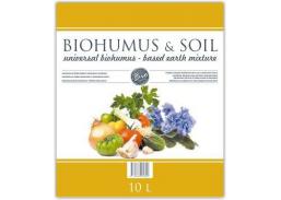 Sodo ir daržo prekės. Trąšos ir durpių substratai. Durpių ir žemių substratai. Žemės mišinys biohumuso pagrindu Universalus 10l 